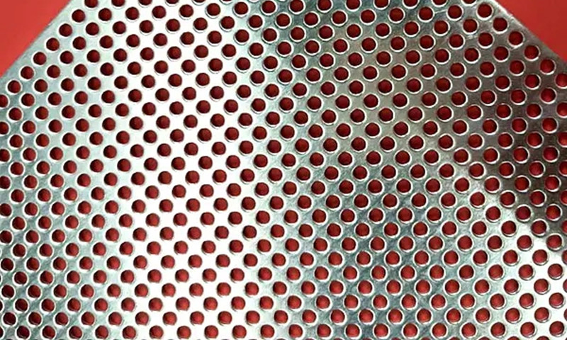 帶孔鍍鋅鐵皮產品展示